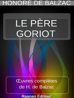 cover image of LE PÈRE GORIOT